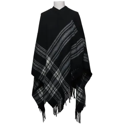 Poncho (Black, White) from James Pringle Weavers Acrylic