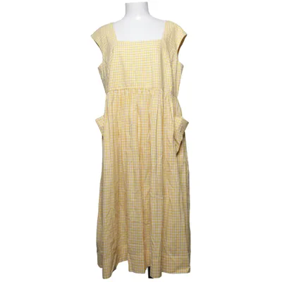 Klänning (Gul, Vit) från McVerdi Bomull