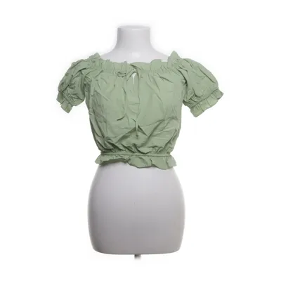 Crop top (Groen) van H&M Trend Lyocell, Linnen, Katoen