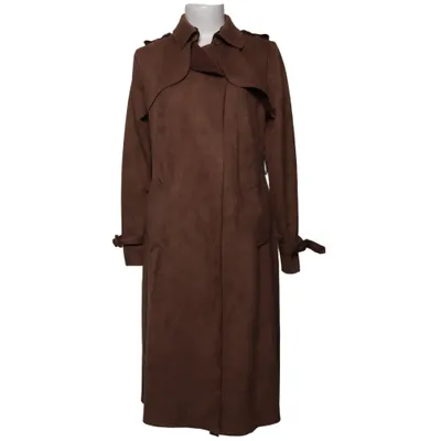 Trenchcoat (Bruin) van Batik Katoen, Elastaan, Polyester
