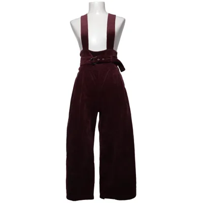 Latzhose (Rot) von Bershka Baumwolle, Elasthan