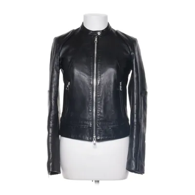 Leather jacket (Black) from SET Urban Deluxe Leather, Polyester