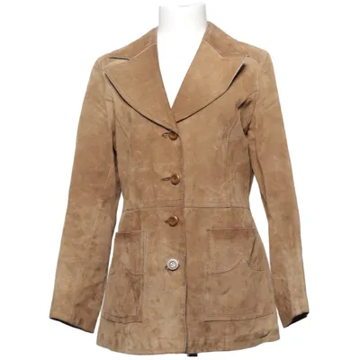 Leren blazer (Bruin) van Aaltonen