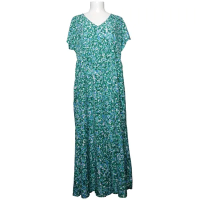 Maxikjole (Grøn, Blå, Hvid) fra Emery Rose Elastan, Polyester
