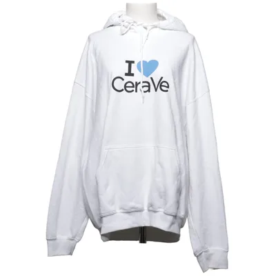 Capuchon sweater (Wit) van Gildan Katoen, Polyester