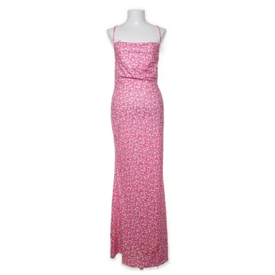 Långklänning (Rosa, Vit, Flerfärgad) från Shein Elastan, Polyester