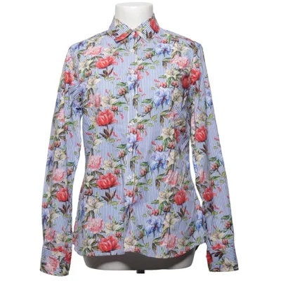 Skjorta (Blå, Vit, Flerfärgad) från Feminine Bomull