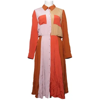 Blousejurk (Roze, Bruin, Meerkleurig) van Stine Goya Elastaan, Zijde, Viscose