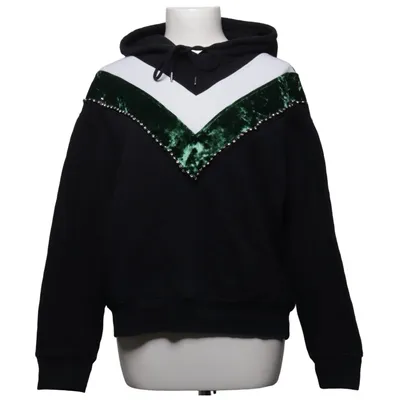 Hoodie (Black, White, Green) from Sandro Cotton