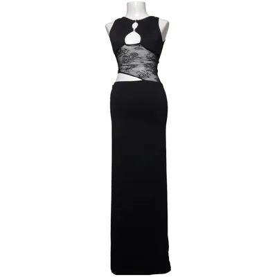 Aftenkjole (Sort) fra Peppermayo Elastan, Polyester
