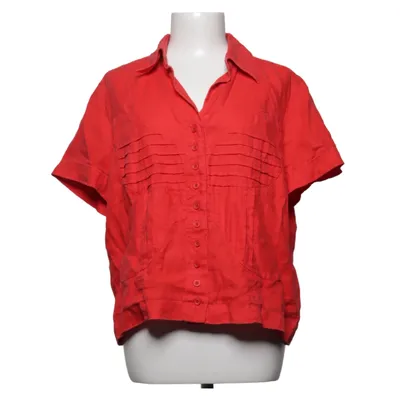 Chemise à manches courtes (Rouge) de Nadine H Lin