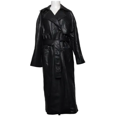Coat (Ellinor Pu Coat) from Weekday Cotton, Polyester, Polyurethane, Viscose