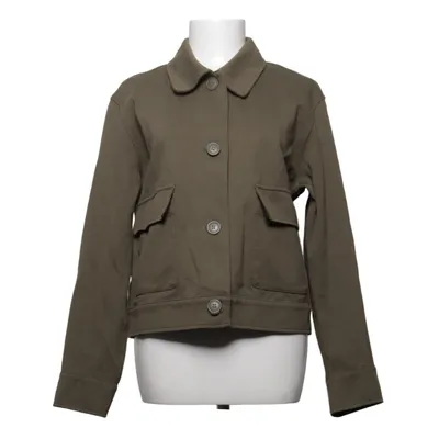 Jacket (Green) from Uniqlo Cotton, Elastane, Polyamide