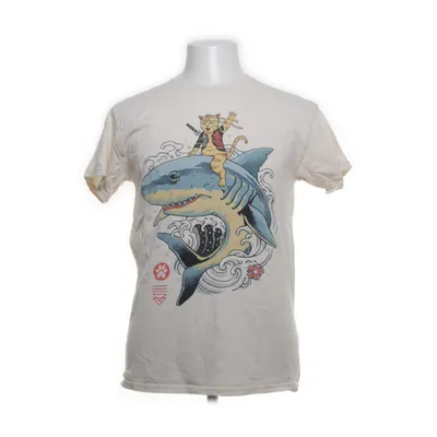 T-shirt (Beige) fra Threadless Bomuld
