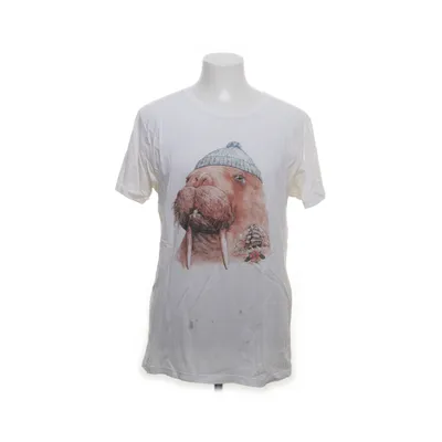 T-shirt (Vit, Flerfärgad) från Dedicated Ekologisk bomull