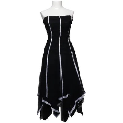 Cocktail dress (Black, White) from YVE London Polyester