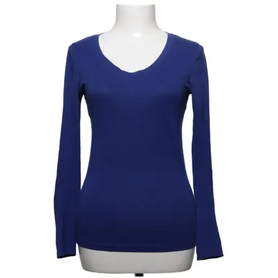 Long sleeve T-shirt (Blue) from Active Basic Cotton, Elastane