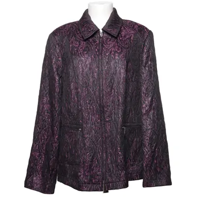 Jacket (Purple, Black) from Habella Elastane, Polyamide, Polyester, Viscose