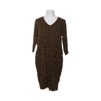 Jurk (Geel, Zwart) van Zilch Elastaan, Viscose