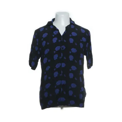 Short sleeve shirt (Black, Blue) from Cleptomanicx Viscose