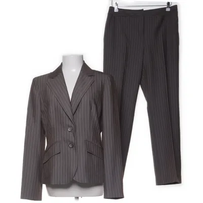 Kostym (Brun) från Jones New York Elastan, Polyester, Viskos