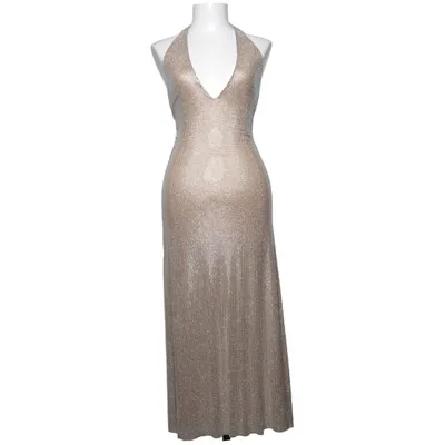 Aftonklänning (Beige, Silverfärgad, Flerfärgad) från Meshki Elastan, Polyamid