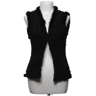 Vest (Sort) fra Dolce Vita Akryl, Pels, Uld