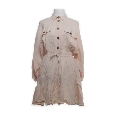 Klänning (Beige) från Dilvin Basic Linne