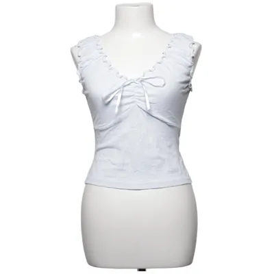 Tanktop (Weiß) von Brandy Melville Baumwolle, Elasthan, Polyamid