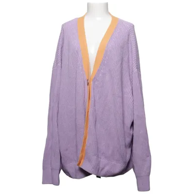 Strickjacke (Lila, Orange) von Studio Untold Acryl, Baumwolle