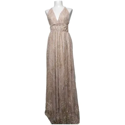 Aftonklänning (Beige, Guldfärgad) från Showpo Polyester