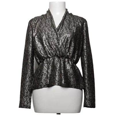 Wrap top (Black, Gold) from Soaked in Luxury