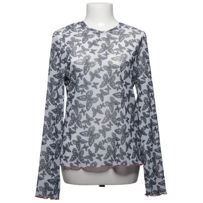 Topp (ONLISA L/S MESH TOP CS JRS) från ONLY Elastan, Återvunnen polyester