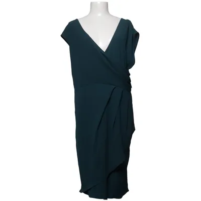 Omlottklänning (Grön) från City Chic Elastan, Polyester