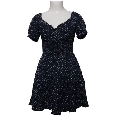 Dress (Blue, White) from Bershka Elastane, Viscose