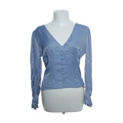 Bluse (Blå) fra Zara Viscose