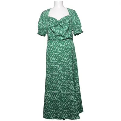 Maxikjole (Grøn, Hvid) fra Vices Polyester