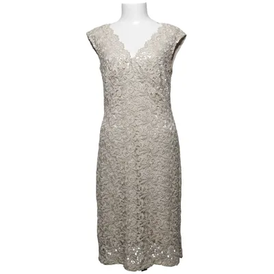 Cocktailklänning (Beige) från Sandra Pabst Metallfiber, Polyester