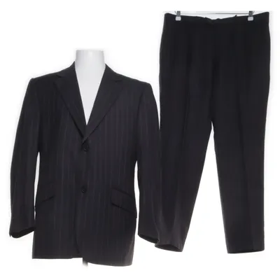 Suit (Black) from Bogie Polyester, Viscose