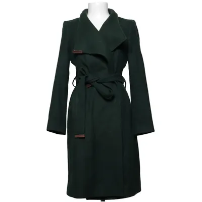 Frakke (Grøn) fra Ted Baker Kashmir, Elastan, Polyamid, Polyester, Uld