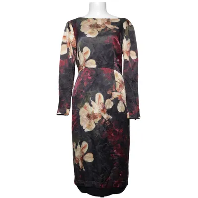 Jurk (Zwart, Rood, Geel) van H&M Conscious Collection Hennep, Gerecycled polyester, Zijde