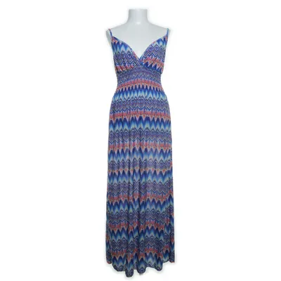 Maxi dress (Blue, Multicolored) from Opl Fashion Viscose