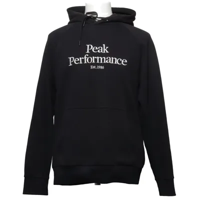 Sweat à capuche (Noir) de Peak Performance Coton, Polyester