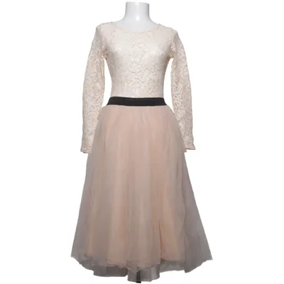 Tyllkjol (Beige) från Rare London Elastan, Polyamid, Polyester