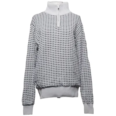 Lusekofte (Blanc, Noir) de Marine Coton, Polyester