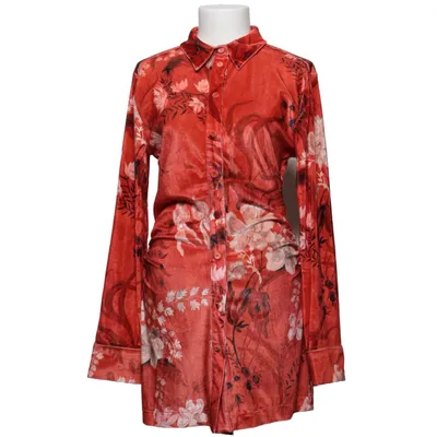 Blusenkleid (Rot, Mehrfarbig) von H&M Trend Elasthan, Polyester