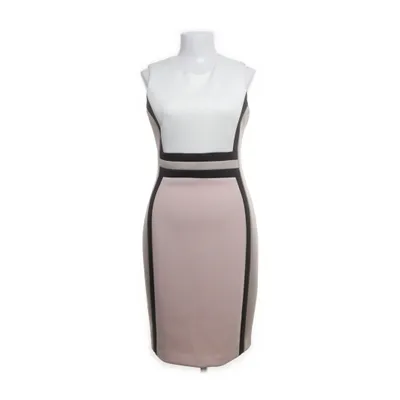 Dress (White, Pink, Multicolored) from Calvin Klein Polyester, Elastane