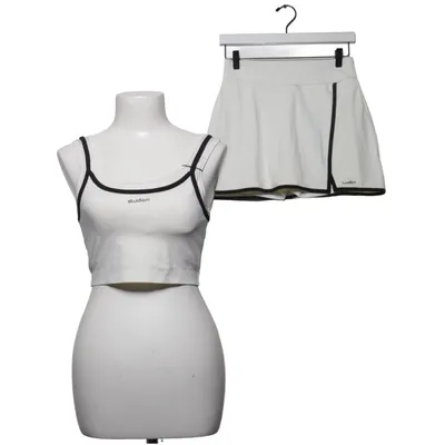 Trainingsanzug Set (Weiß, Schwarz) von Studio 71 Elasthan, Polyester
