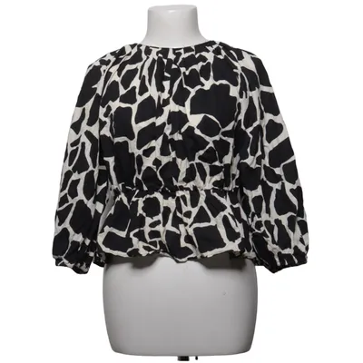 Blouse (Zwart, Wit) van Zara Katoen