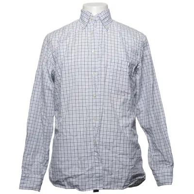 Shirt (Wit, Blauw) van GANT Katoen
